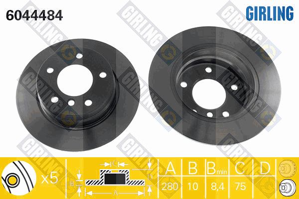 GIRLING Piduriketas 6044484