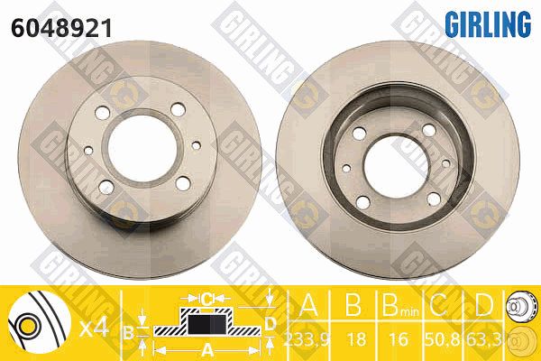 GIRLING Piduriketas 6048921