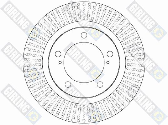 GIRLING Тормозной диск 6062395