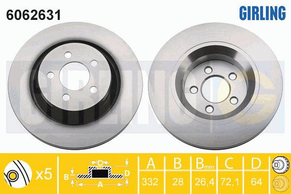 GIRLING Piduriketas 6062631