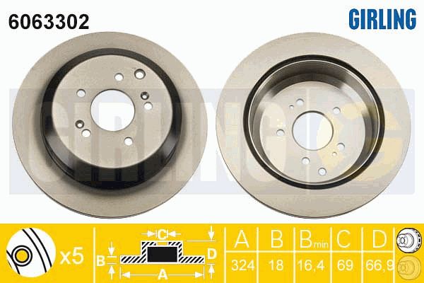 GIRLING Piduriketas 6063302