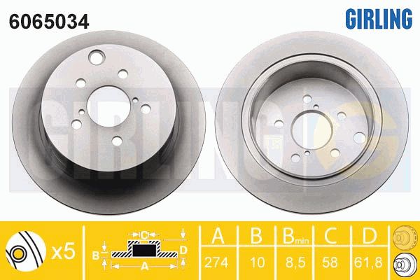 GIRLING Piduriketas 6065034