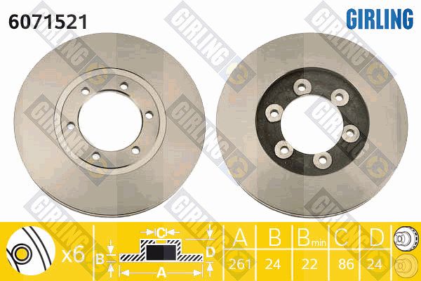 GIRLING Piduriketas 6071521