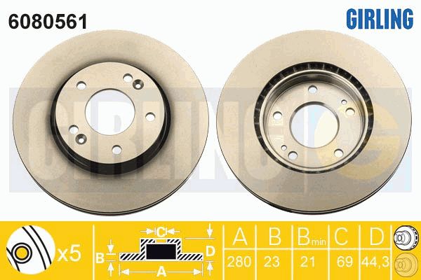 GIRLING Piduriketas 6080561