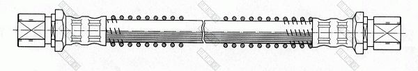 GIRLING Тормозной шланг 9001148