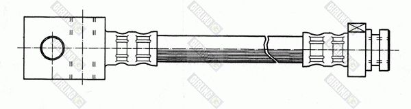 GIRLING Тормозной шланг 9001320