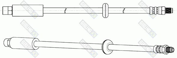 GIRLING Тормозной шланг 9002213