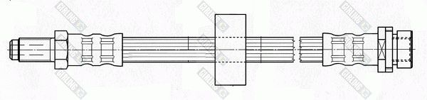 GIRLING Тормозной шланг 9002414