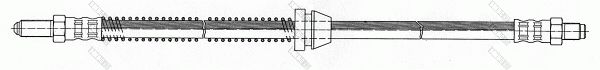 GIRLING Тормозной шланг 9003223