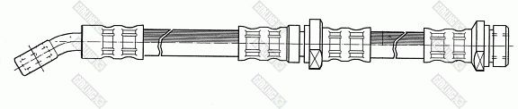GIRLING Тормозной шланг 9004214