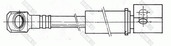 GIRLING Тормозной шланг 9004229