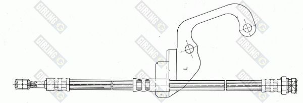 GIRLING Тормозной шланг 9004628