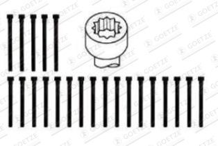 GOETZE Комплект болтов головки цилидра 22-26074B