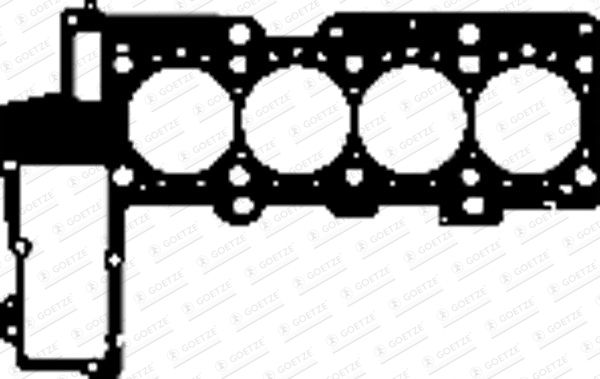 GOETZE Прокладка, головка цилиндра 30-028459-00