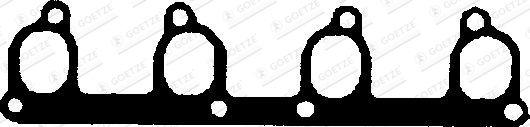 GOETZE Прокладка, впускной коллектор 31-026474-20