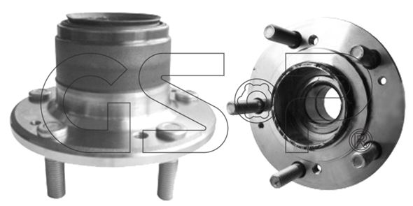 GSP Комплект подшипника ступицы колеса 9233003