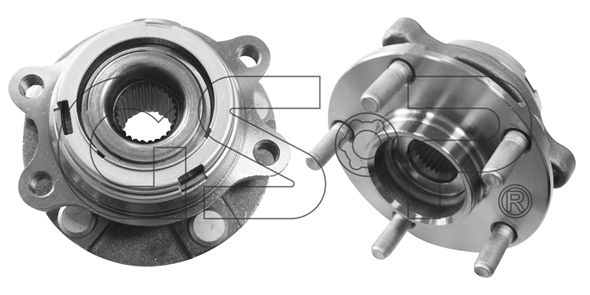 GSP Комплект подшипника ступицы колеса 9327035