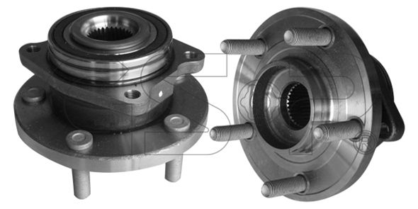 GSP Комплект подшипника ступицы колеса 9332001