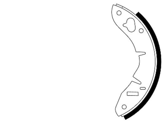 HELLA Piduriklotside komplekt 8DB 355 000-011