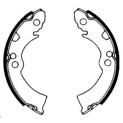 HELLA Piduriklotside komplekt 8DB 355 000-661