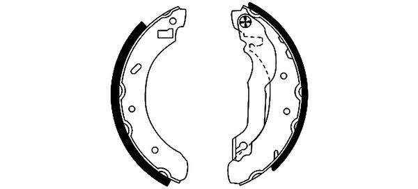 HELLA Piduriklotside komplekt 8DB 355 001-441