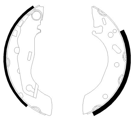 HELLA Piduriklotside komplekt 8DB 355 001-731