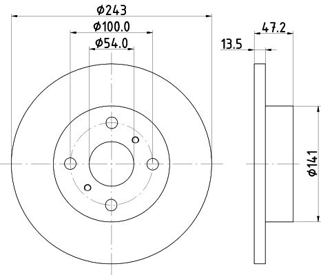 HELLA Piduriketas 8DD 355 101-301