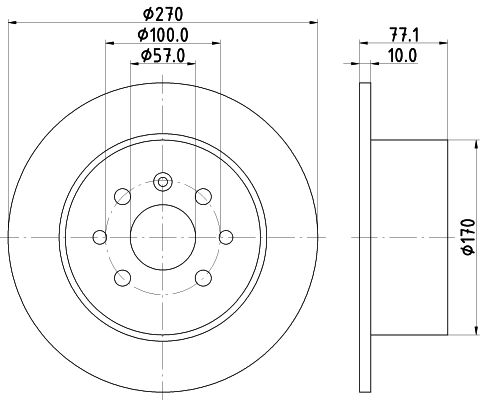 HELLA Piduriketas 8DD 355 102-481