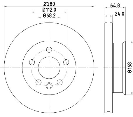 HELLA Piduriketas 8DD 355 102-631