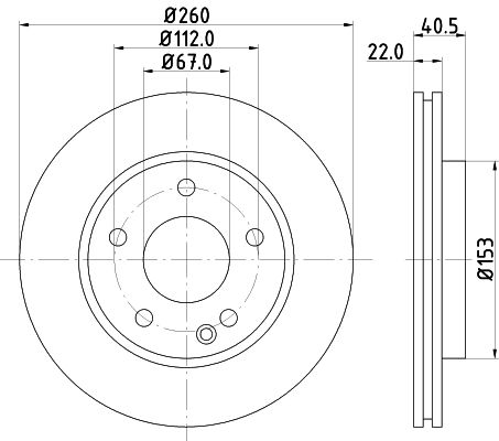 HELLA Piduriketas 8DD 355 105-991