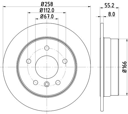 HELLA Piduriketas 8DD 355 106-951