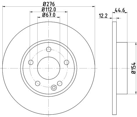 HELLA Piduriketas 8DD 355 111-041