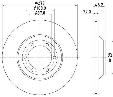 HELLA Piduriketas 8DD 355 113-041