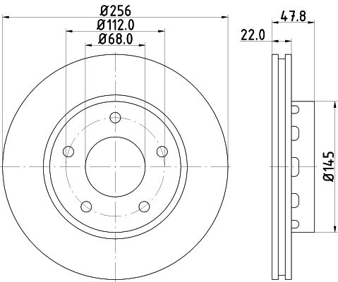 HELLA Piduriketas 8DD 355 115-181