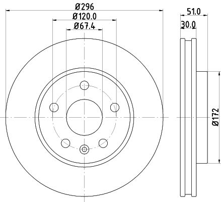 HELLA Piduriketas 8DD 355 116-031