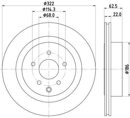 HELLA Piduriketas 8DD 355 120-551