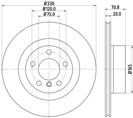 HELLA Piduriketas 8DD 355 121-801