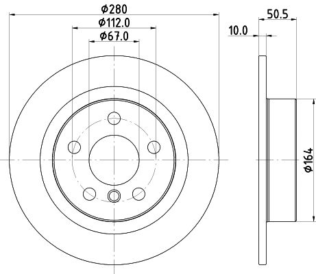 HELLA Piduriketas 8DD 355 122-661