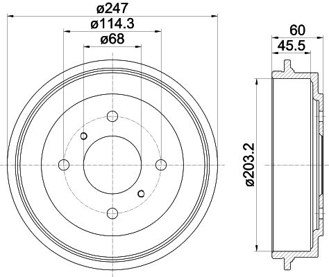 HELLA Piduritrummel 8DT 355 300-311