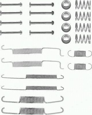 HELLA Lisakomplekt, Piduriklotsid 8DZ 355 200-011