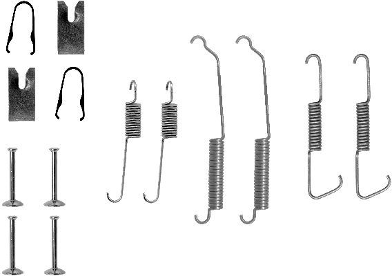 HELLA Lisakomplekt, Piduriklotsid 8DZ 355 200-491