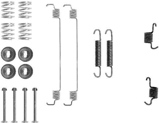 HELLA Комплектующие, тормозная колодка 8DZ 355 200-511