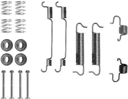 HELLA Lisakomplekt, Piduriklotsid 8DZ 355 200-531