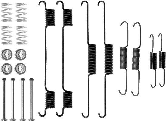 HELLA Lisakomplekt, Piduriklotsid 8DZ 355 200-661