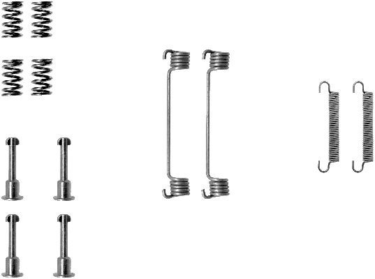 HELLA Lisakomplekt, seisupiduriklotsid 8DZ 355 201-711