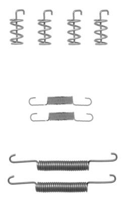 HELLA Lisakomplekt, seisupiduriklotsid 8DZ 355 201-851