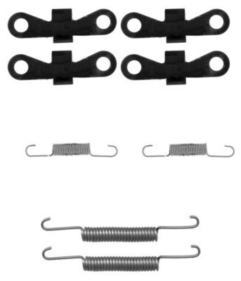 HELLA Lisakomplekt, seisupiduriklotsid 8DZ 355 201-941