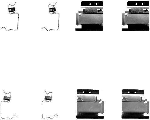 HELLA Lisakomplekt, ketaspiduriklotsid 8DZ 355 202-661