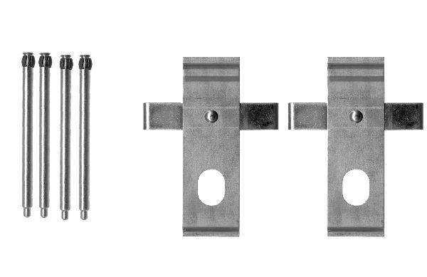 HELLA Комплектующие, колодки дискового тормоза 8DZ 355 203-111