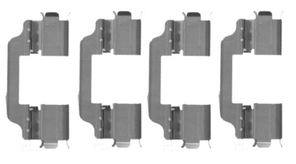 HELLA Комплектующие, колодки дискового тормоза 8DZ 355 203-641